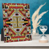 Plaque Photo Géométhorique Tribal/Motif ethnique (Côté)