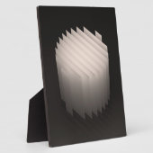 Plaque Photo Geometric Shapes 3D: cylinder (Côté)