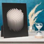 Plaque Photo Geometric Shapes 3D: cylinder (Côté)