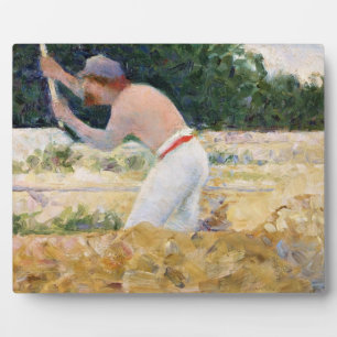 Plaque Photo Georges Pierre Seurat The Stone Breaker, c.1882