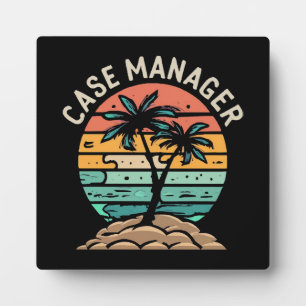 Plaque Photo Gestionnaire de cas