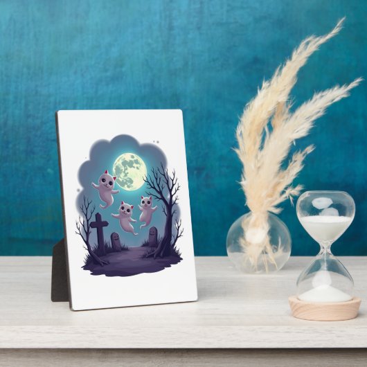 Plaque Photo Ghost Cat Parade (Côté)