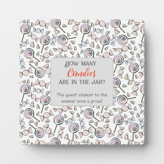 Plaque Photo Ghost mignon, chauve-souris et Baby shower d'araig (Devant)