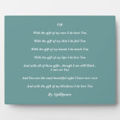 PLAQUE PHOTO "GIFT" (Devant)