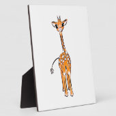 Plaque Photo Giraffe Bébé mignonne, animaux de safari (Côté)