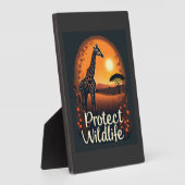 Plaque Photo Giraffe of the Savanna Tank Top (Côté)