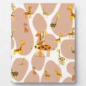 Plaque Photo Giraffes (Devant)