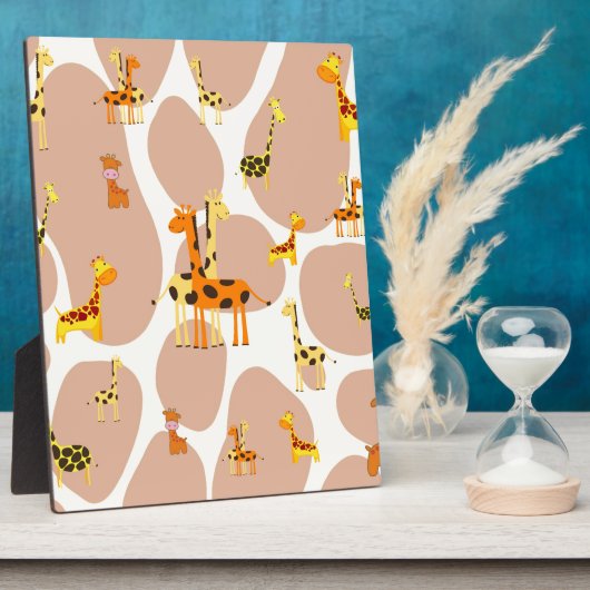 Plaque Photo Giraffes (Côté)