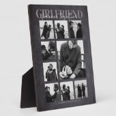 Plaque Photo Girlfriend Together Forever Photo Collage (Côté)