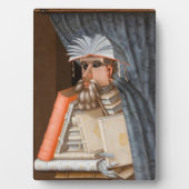 Plaque Photo Giuseppe Arcimboldo - Le Bibliothécaire (Devant)