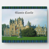 Plaque Photo Glamis Castle Angus Scotland Pittoresque Tabletop (Devant)