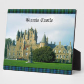 Plaque Photo Glamis Castle Angus Scotland Pittoresque Tabletop (Côté)