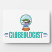 Plaque Photo Globe De Neige Drôle (Devant)