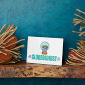 Plaque Photo Globe De Neige Drôle (Côté)