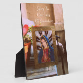 PLAQUE PHOTO GLOIRE À NOTRE DAME DE GUADALUPE (Côté)