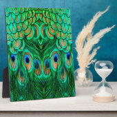 Plaque Photo Glorious Peacock (Côté)