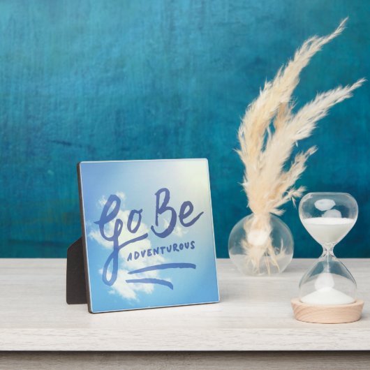 Plaque Photo Go Be Adventury Sky (Insitu)