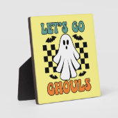Plaque Photo Go Ghouls - Fantôme - Drôle Halloween (Recto)