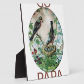 Plaque Photo Go Papa (Côté)
