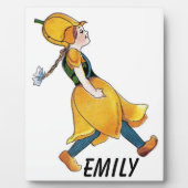 Plaque Photo God Floral Funny Girl (Devant)