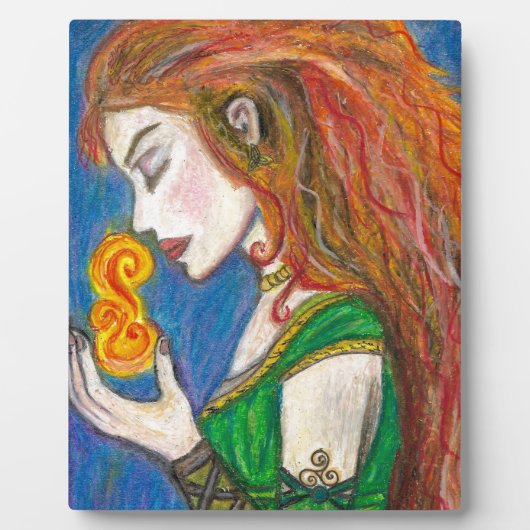 Plaque Photo Goddess Brigid (Devant)