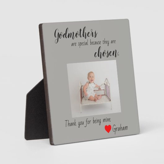 Plaque Photo Godmère baptisée (Recto)
