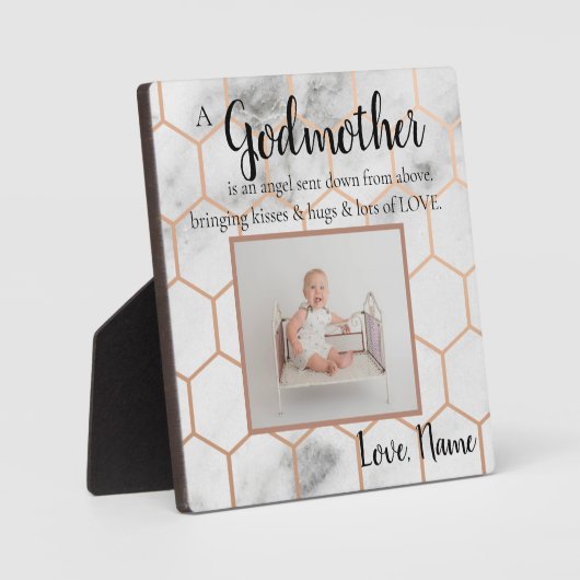 Plaque Photo Godmère baptisée (Recto)