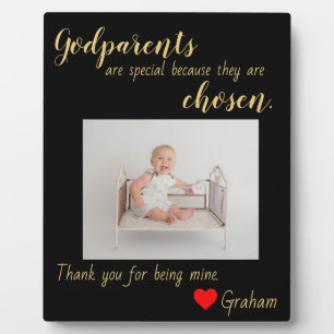 Plaque Photo Godparents baptisés