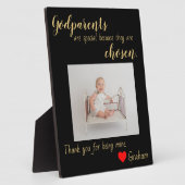 Plaque Photo Godparents baptisés (Côté)