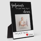 Plaque Photo Godparents baptisés (Côté)