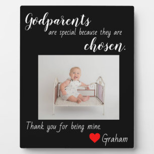 Plaque Photo Godparents baptisés