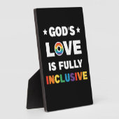 Plaque Photo God's Love Is (Côté)