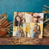 Plaque Photo Gold Box Timeless Monogramme Mariage Photo Easel (Côté)