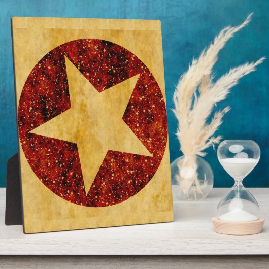 Plaque Photo Gold Star (Côté)