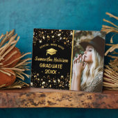 Plaque Photo Gold Star | Photo 2025 Graduation (Côté)