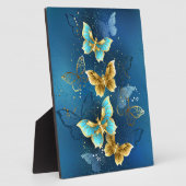 Plaque Photo Golden butterflies (Côté)