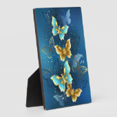 Plaque Photo Golden butterflies (Côté)