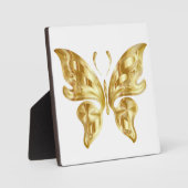 PLAQUE PHOTO GOLDEN BUTTERFLY (Recto)