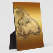 Plaque Photo Golden Ram - Nouvel An chinois 2015 - (Côté)