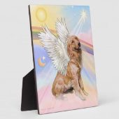 Plaque Photo Golden Retriever Ange (B1) (Côté)