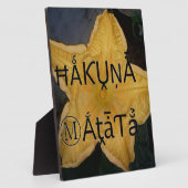 Plaque Photo Golden Star Hakuna Matata (Côté)