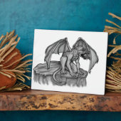 Plaque Photo Golem Gargoyle (Côté)