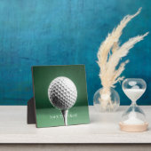 Plaque Photo Golf Ball on Tee Award (Insitu)