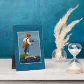 Plaque Photo "Golf vintage en un trou" (Côté)