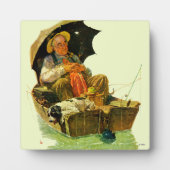 Plaque Photo Gone Fishing (Devant)