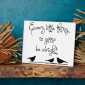 Plaque Photo Gonna Be Alright (Côté)