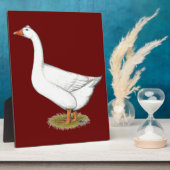 Plaque Photo Goose Roman Tufted (Côté)