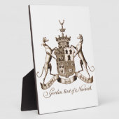 PLAQUE PHOTO GORDON FAMILLE CREST (Côté)