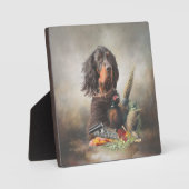 Plaque Photo Gordon Setters, Passion pour les oiseaux, Art (Recto)