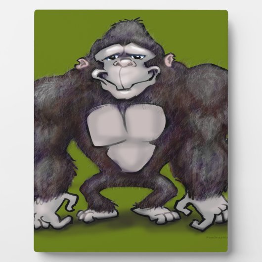 Plaque Photo Gorilla (Devant)